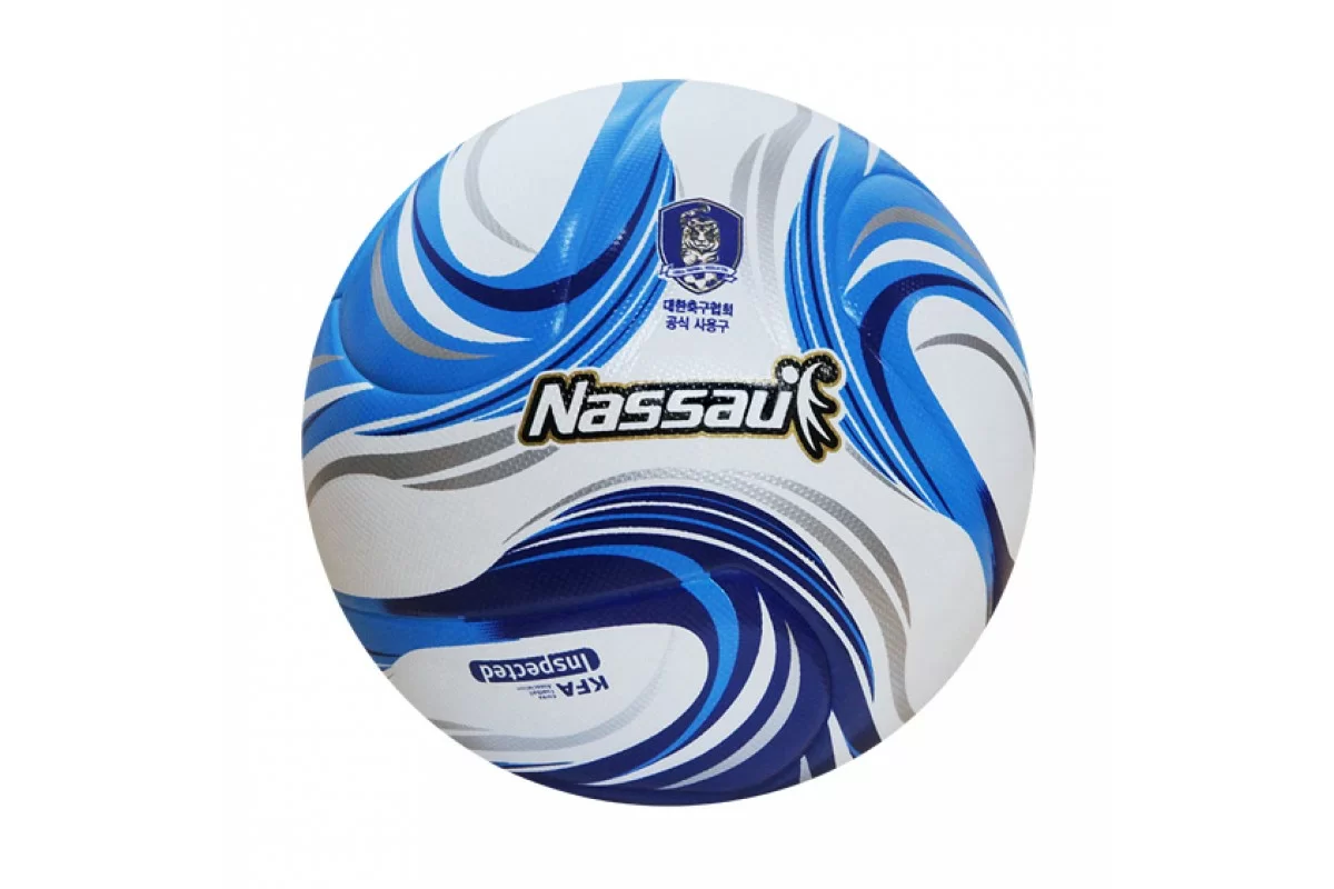 Реальное фото Мяч футбольный Nassau TUJI Premium №5 KFA Quality SSTG-P от магазина СпортЕВ