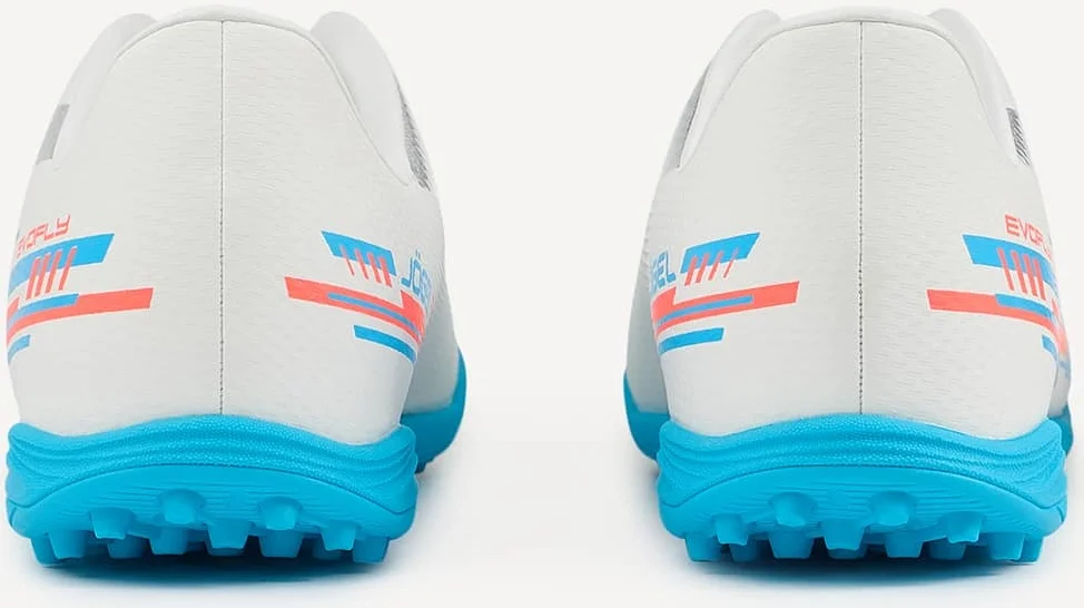 Реальное фото Бутсы Jogel Evofly TF Talant белый/голубой 4211 от магазина Спортев