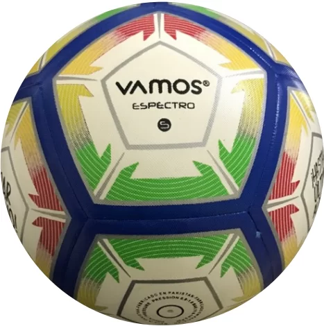 Реальное фото Мяч футбольный Vamos Espectro №5 BV 2214-MSE от магазина СпортЕВ