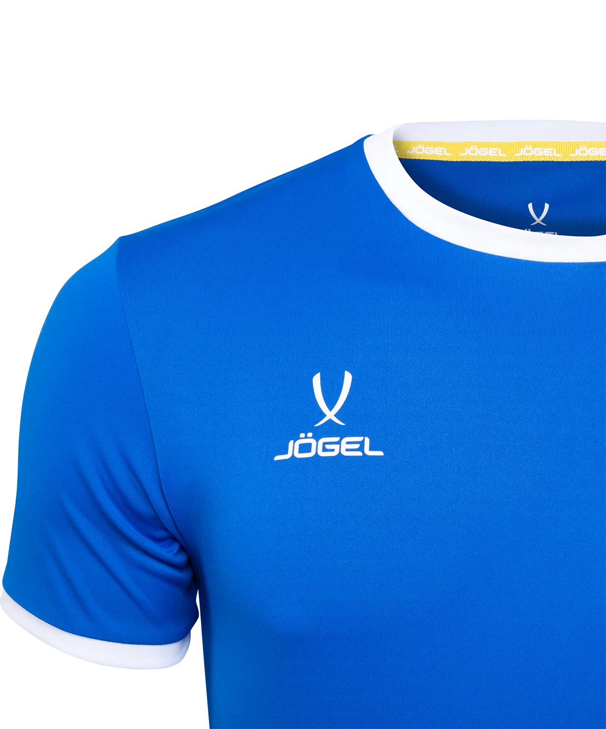 Реальное фото Футболка футбольная CAMP Origin, синий/белый, детский Jögel от магазина Спортев