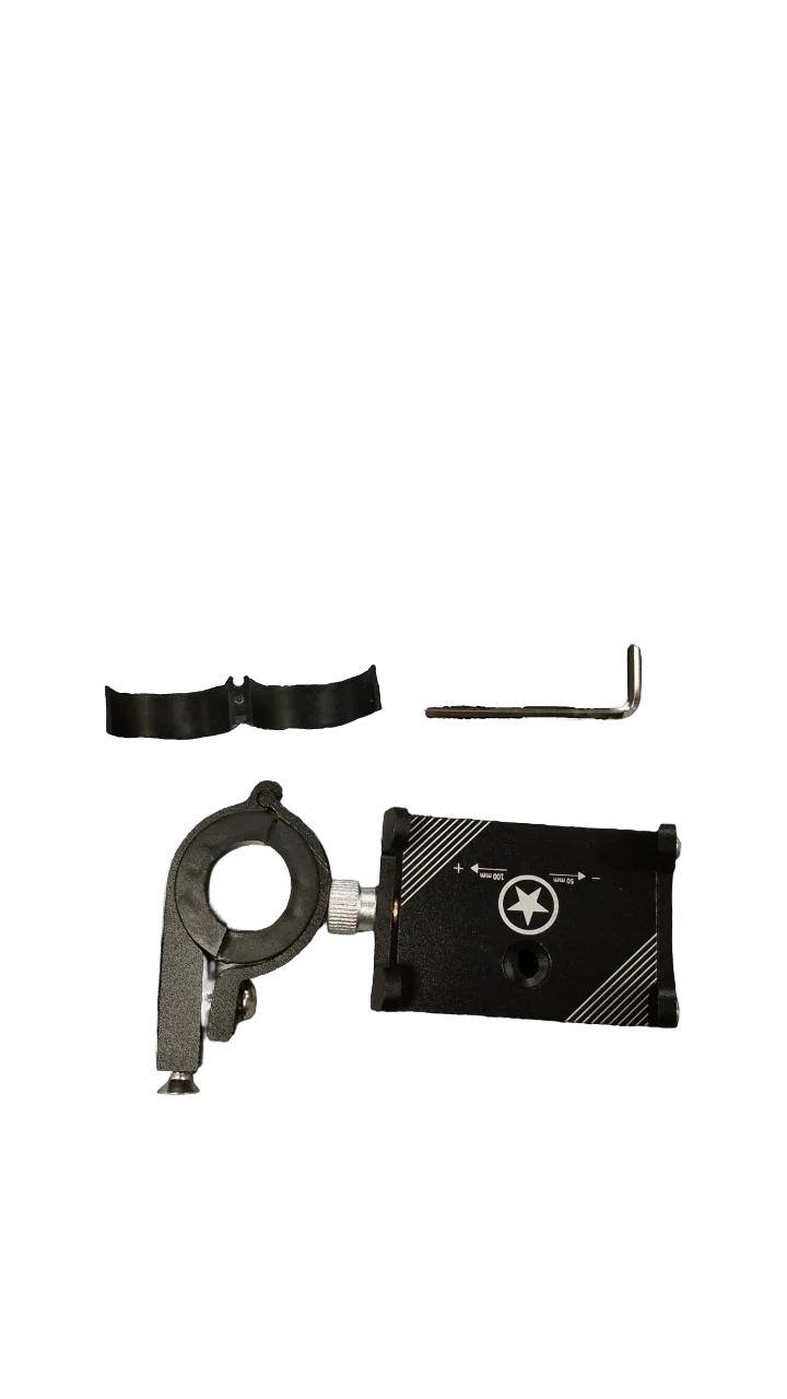 Реальное фото Держатель для телефона металлический (черный) от магазина Спортев