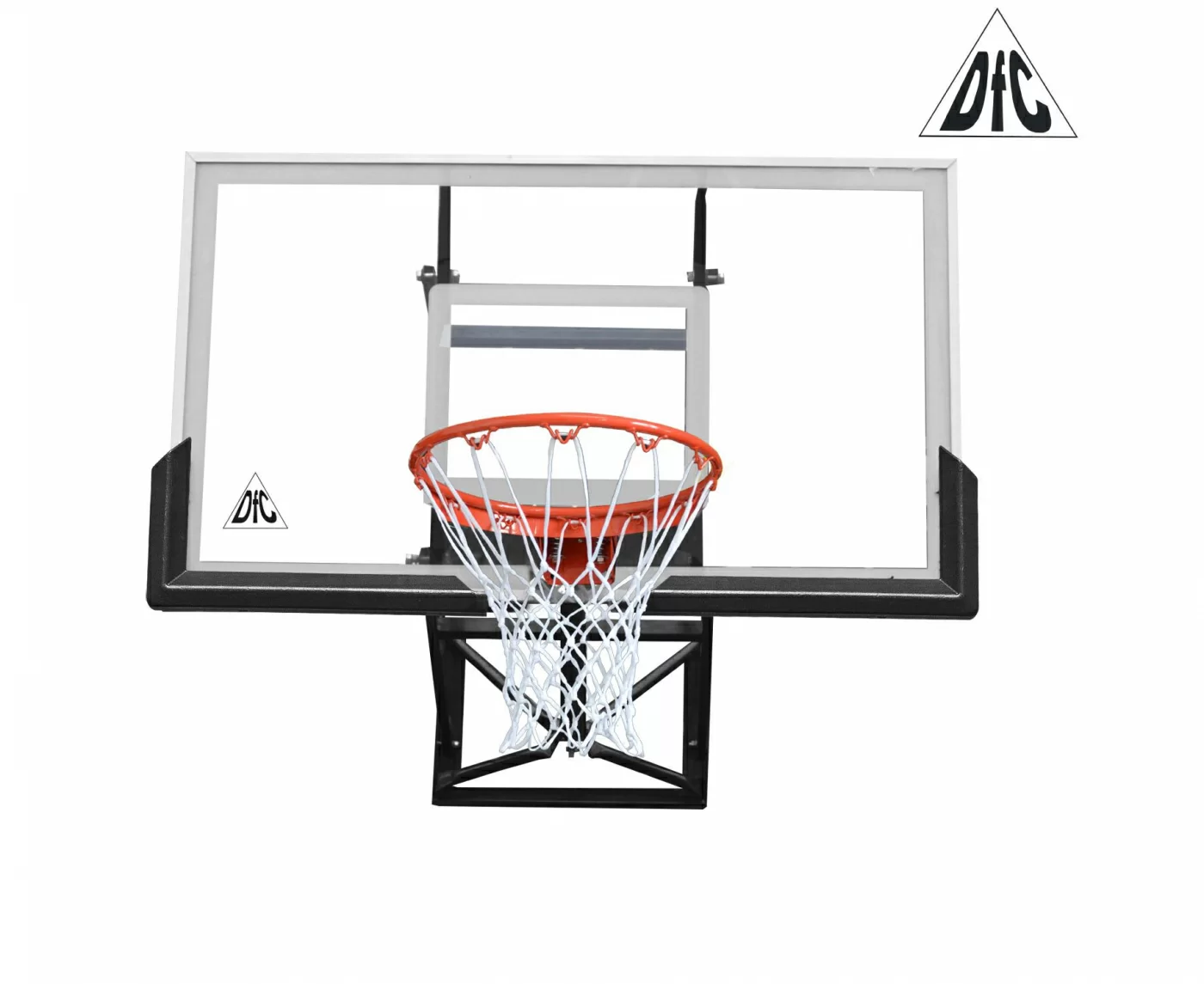 Реальное фото Баскетбольный щит DFC 136x80см поликарбонат BOARD54P (два короба) от магазина СпортЕВ