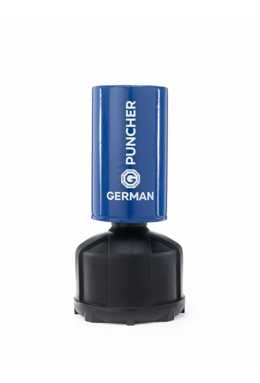 Реальное фото Боксерский мешок водоналивной German Puncher синий от магазина СпортЕВ