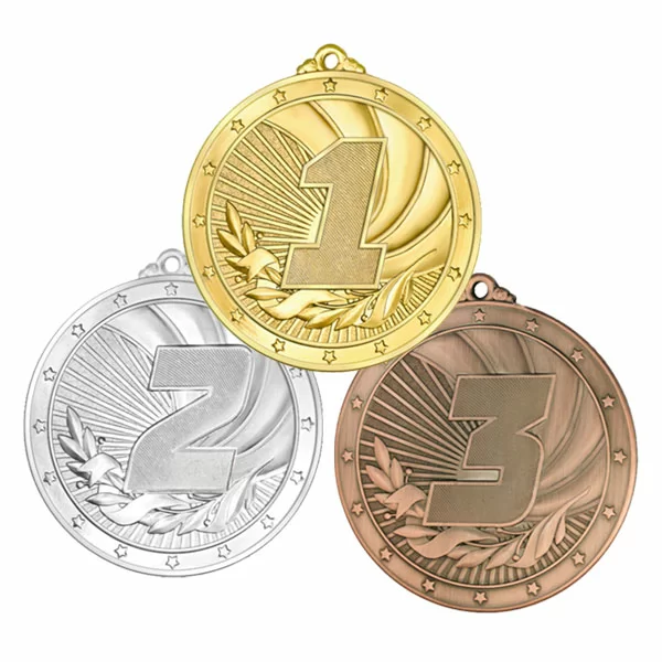 Реальное фото Комплект медалей MZ 31-70 (G/S/B) (D-70мм, s-2,5мм) от магазина Спортев