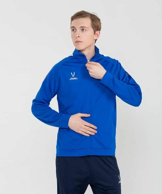 Реальное фото Олимпийка Jogel Camp Training Jacket FZ синий от магазина СпортЕВ
