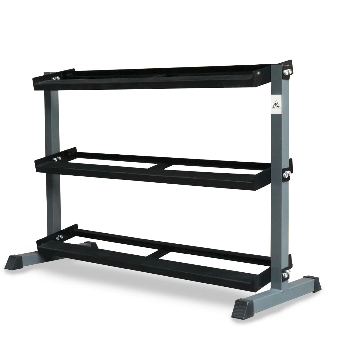 Реальное фото Стойка для хранения проф.гантелей DFC POWERGYM RA070 от магазина Спортев