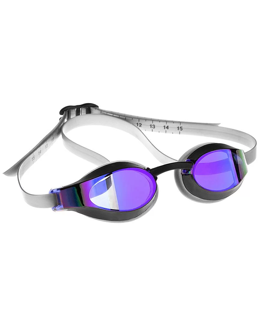 Реальное фото Очки для плавания Mad Wave X-Look Rainbow violet M0454 06 0 09W от магазина СпортЕВ