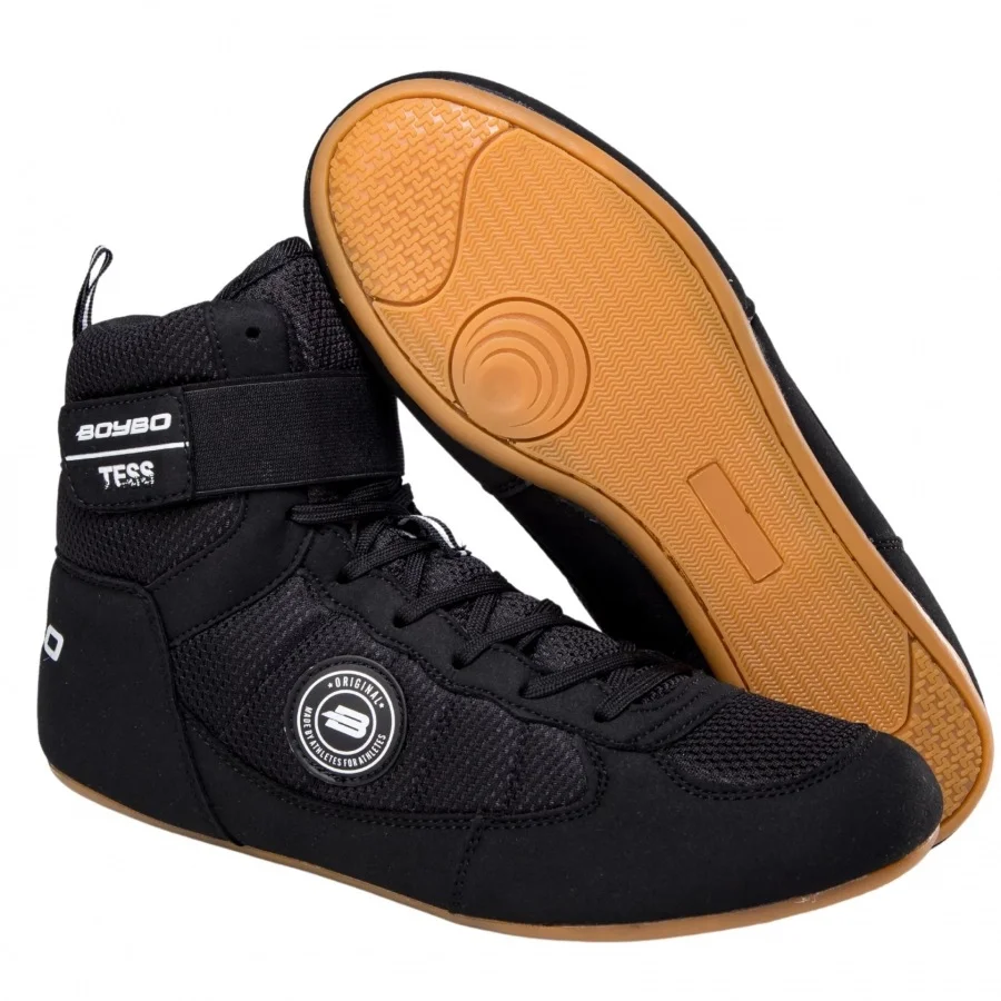 Реальное фото Боксерки BoyBo Tess ВВ323 черные от магазина Спортев