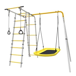 ROMANA Полянка (желтый/серый) (с качелями Лодка) 103.26.07+1.Д-26.08