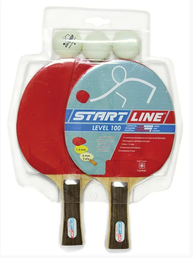 Реальное фото Набор для настольного тенниса Start Line Level 100 61-200 от магазина СпортЕВ