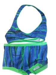 Купальник Arena раздельный зеленый 89623