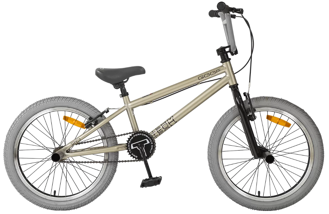 Реальное фото Велосипед BMX TechTeam Goof 20" (2023) темно-песочный 590034 от магазина СпортЕВ