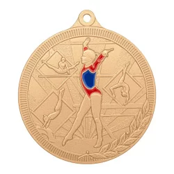Медаль MZP 589-55/В гимнастика женская (D-55мм, s-2 мм)