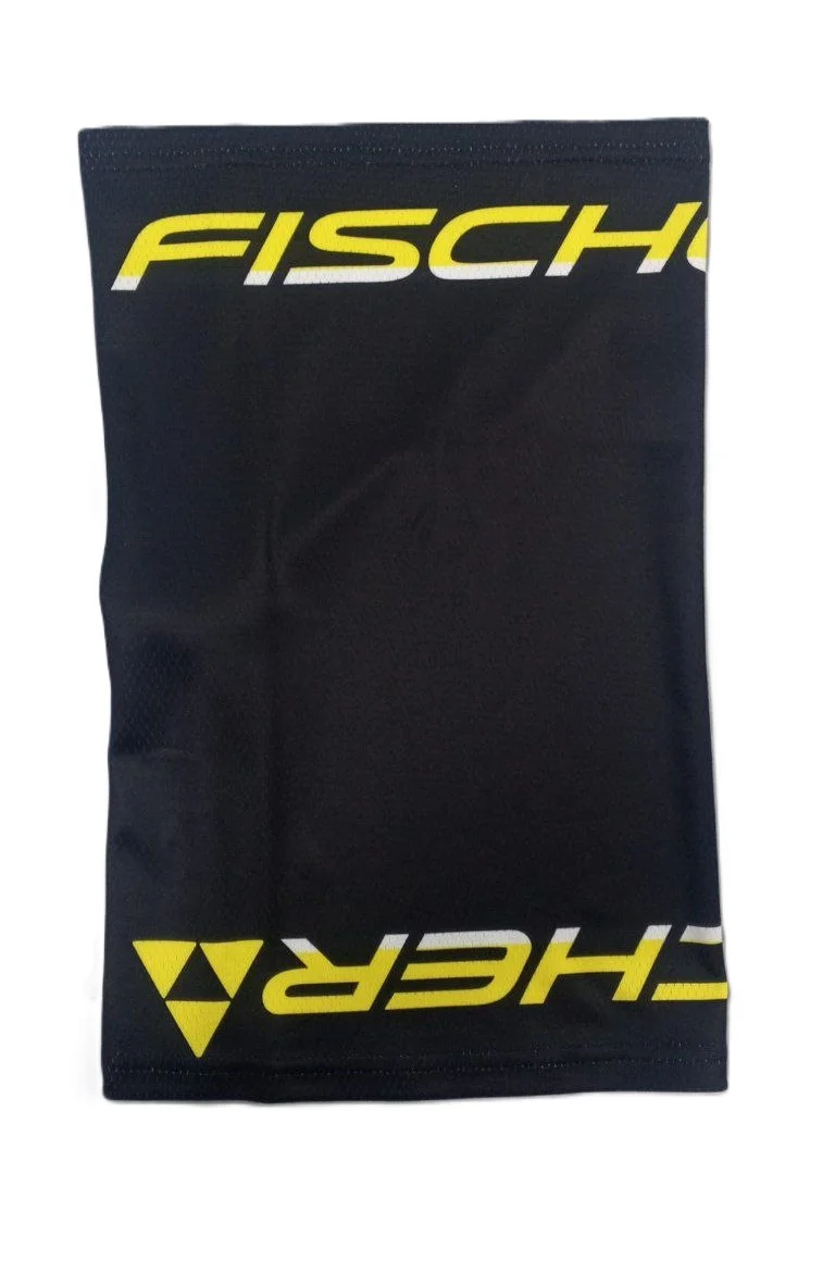 Реальное фото Шарф-труба с лого Fischer черный от магазина Спортев