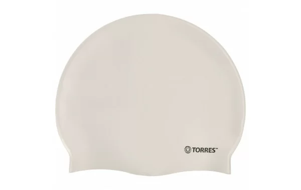 Реальное фото Шапочка для плавания Torres Flat силикон белый SW-12201WT от магазина СпортЕВ