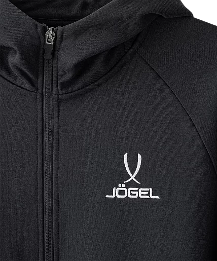 Реальное фото Олимпийка с капюшоном Jogel Essential Athlete Jacket черный от магазина СпортЕВ