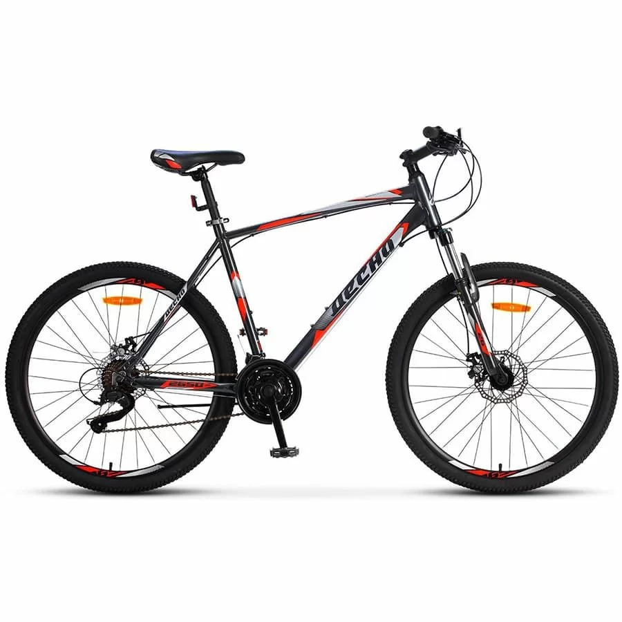 Реальное фото Велосипед Десна-2650 MD 26" (2020) серый/красный V010 от магазина СпортЕВ