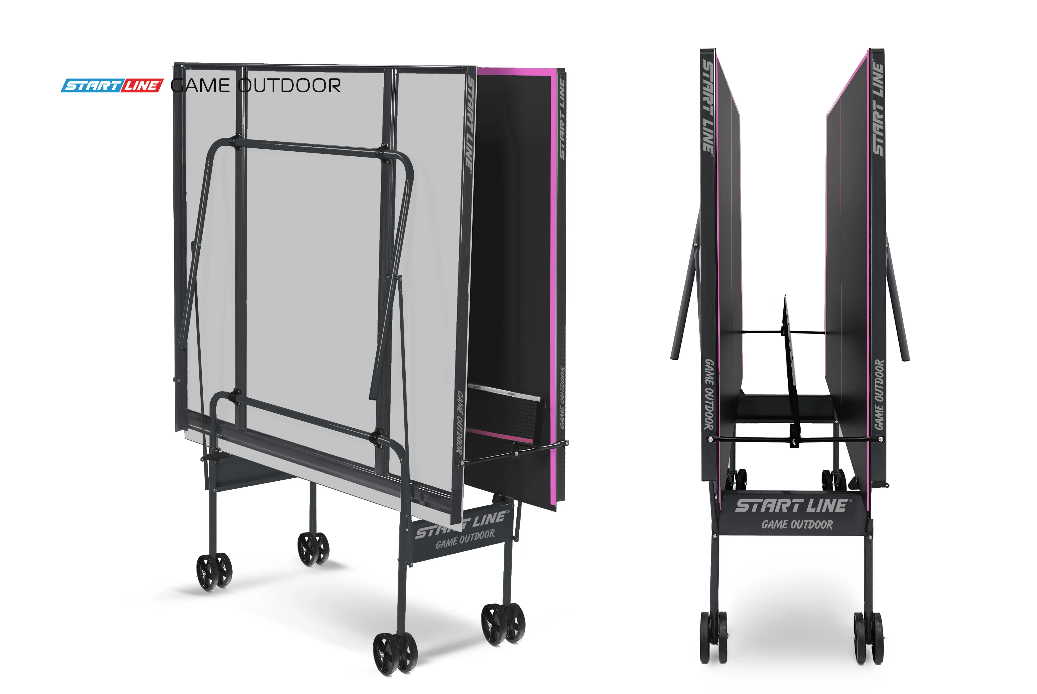 Реальное фото Стол теннисный Game 6 Всепогодный с сеткой Black от магазина Спортев