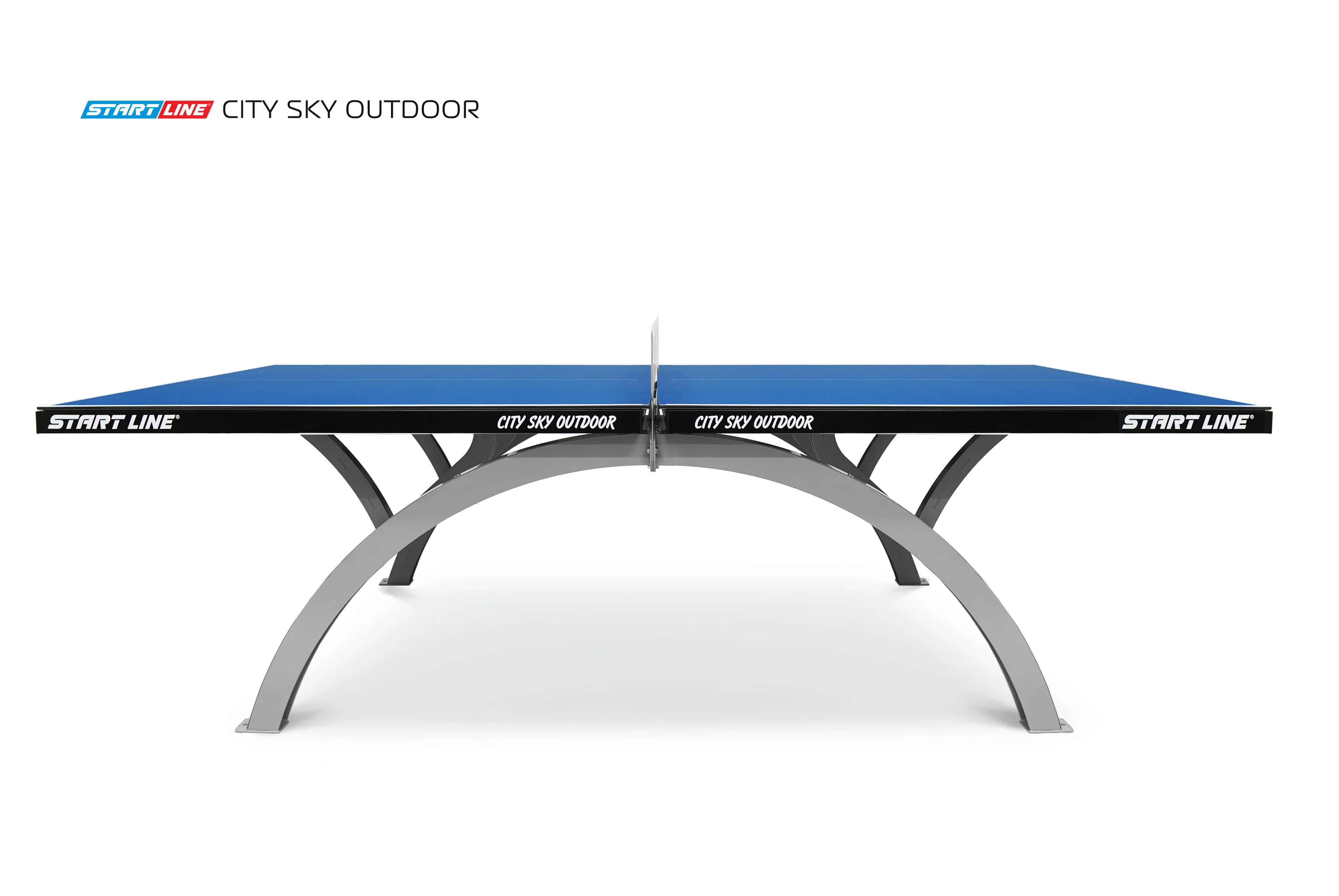 Реальное фото Стол теннисный City SKY Всепогодный Синий от магазина Спортев