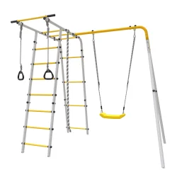 ROMANA Полянка (желтый/серый) (с фанерными качелями) 103.26.07+1.Д-26.01