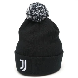 Шапка FC Juventus с помпоном черная р.55-58 37304