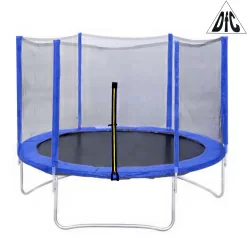 Батут DFC Trampoline Fitness 8ft наружн.сетка, синий (244см) 8FT-TR-B