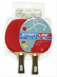 Набор для настольного тенниса Start Line Level 100 (2 ракетки, 3 мяча) 61-200
