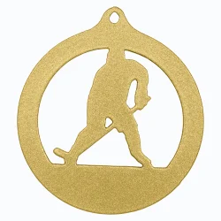 Медаль MZP 955-70/GM  хоккей (D-70 мм, s-2 мм)