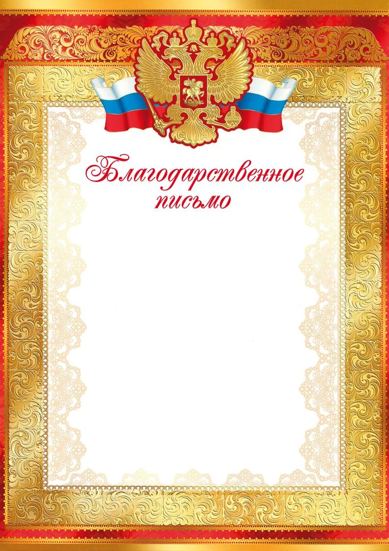 Реальное фото Благодарственное письмо 00572 от магазина Спортев