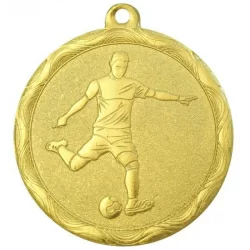 Медаль MZ 72-50/G футбол (D-50 мм, s-2 мм)