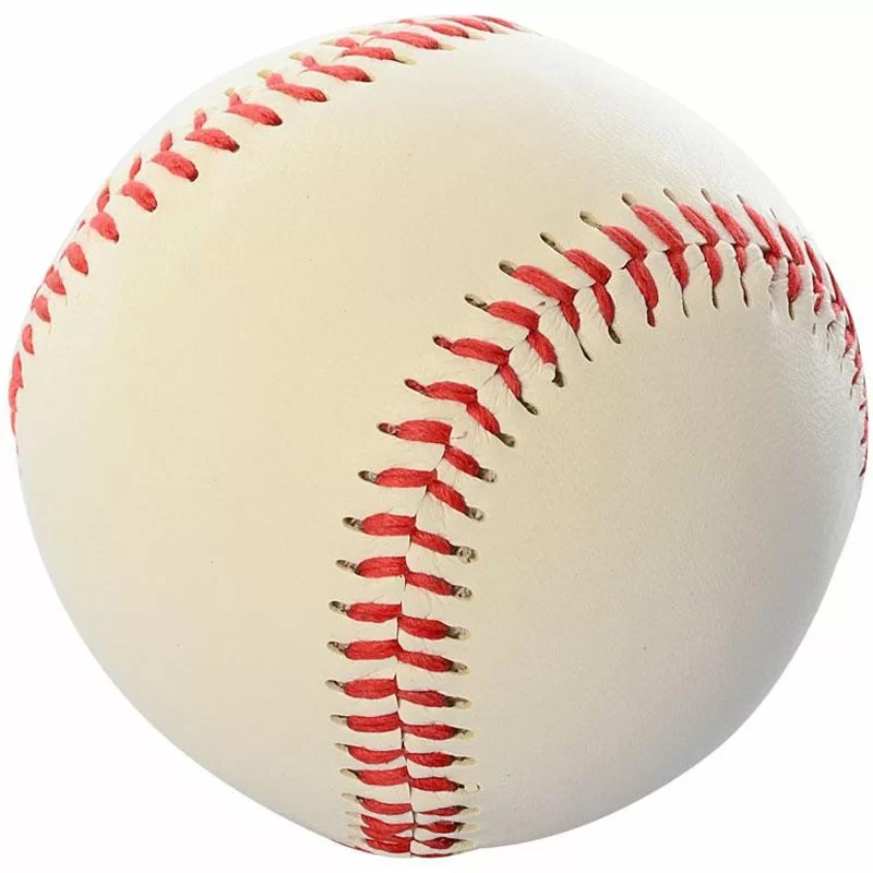 Реальное фото Мяч для бейсбола E33512 9" (d-7,15 см) белый от магазина СпортЕВ