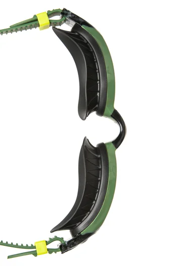 Реальное фото Очки для плавания Mad Wave Swim guard хаки M0424 17 0 23W от магазина Спортев