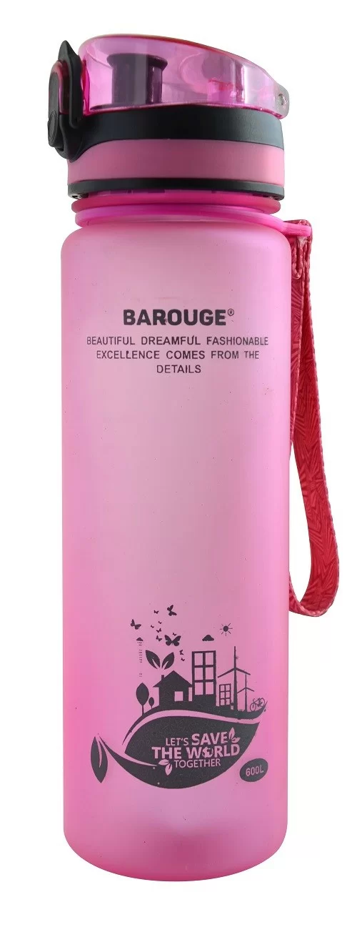 Реальное фото Бутылка для воды Barouge Active Life BP-915 600 мл красная от магазина СпортЕВ