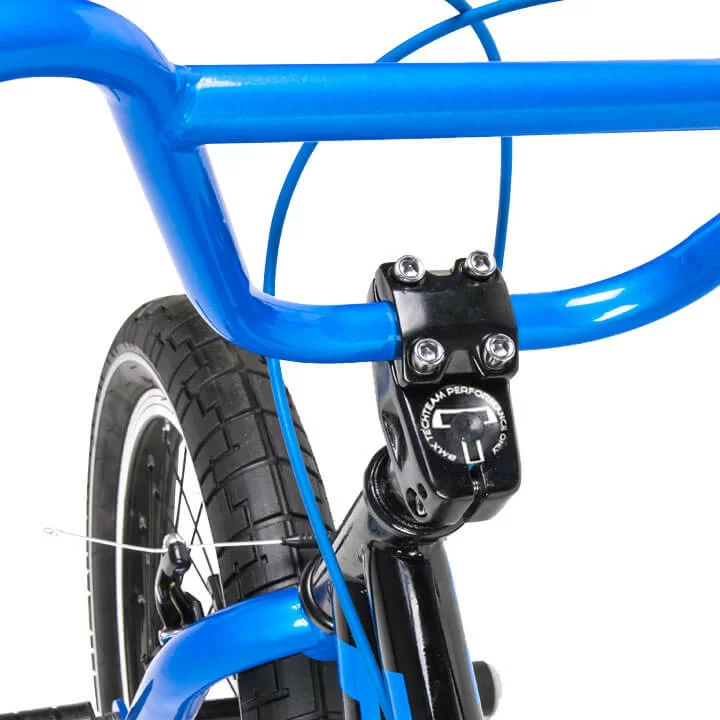 Реальное фото Велосипед BMX TechTeam Fox 20" (2023) черно-бирюзовый/бирюзовый 370014 от магазина СпортЕВ