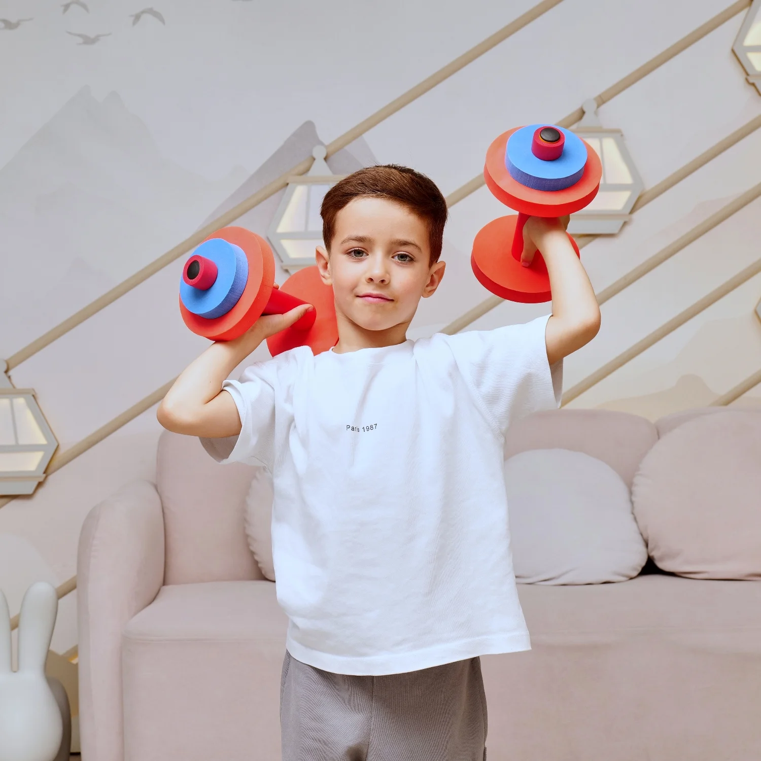 Реальное фото Гантели детские DFC (комплект 2 шт) VT-2009 от магазина Спортев