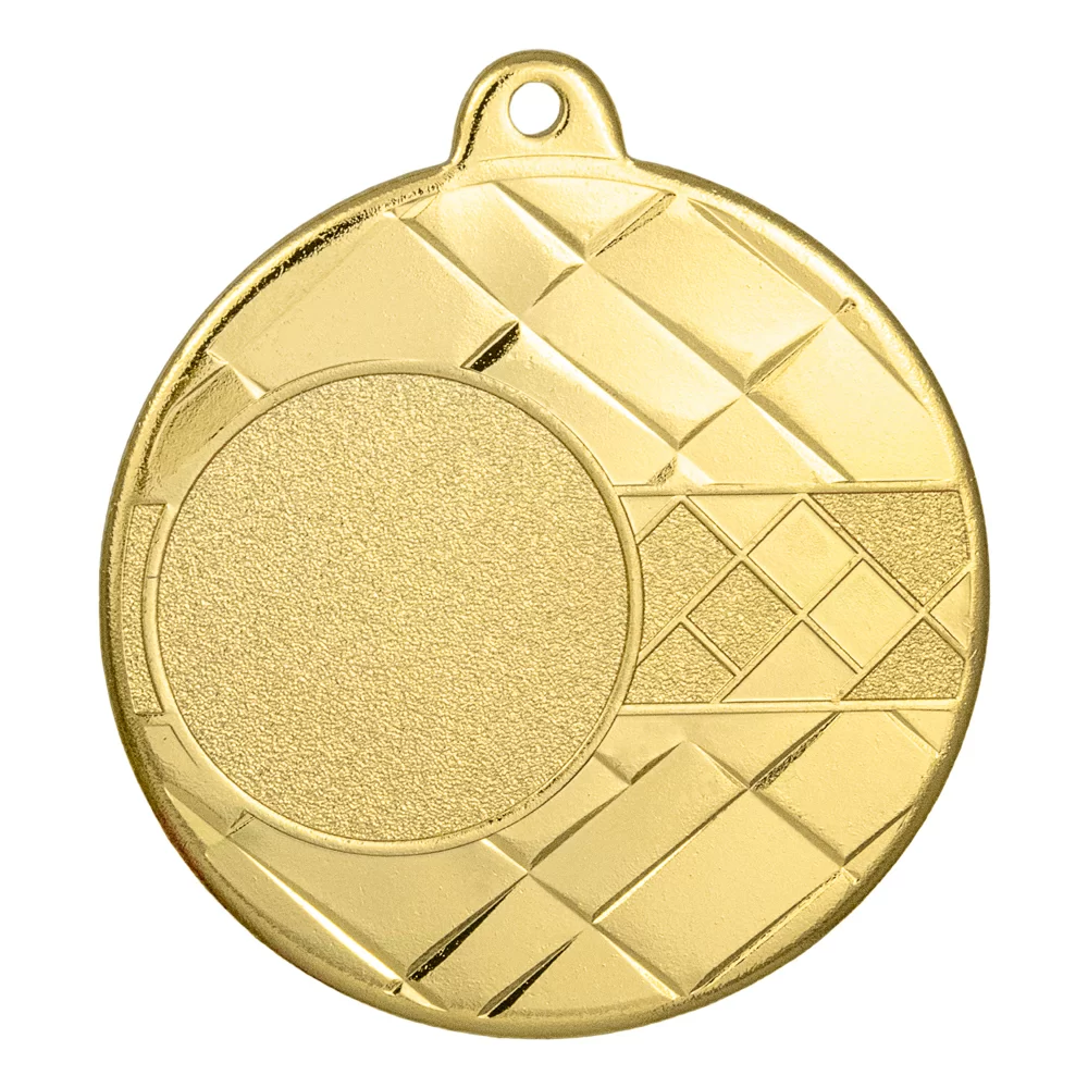 Реальное фото Медаль MZ 112-50/G (D-50мм, D-25мм, s-2мм) от магазина СпортЕВ