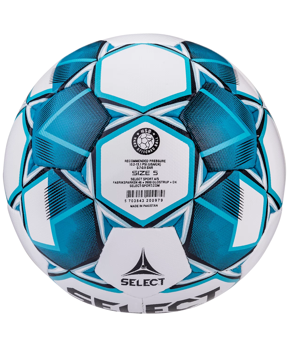 Реальное фото Мяч футбольный Select Team IMS №5 белый/синий/черный 815419 от магазина СпортЕВ