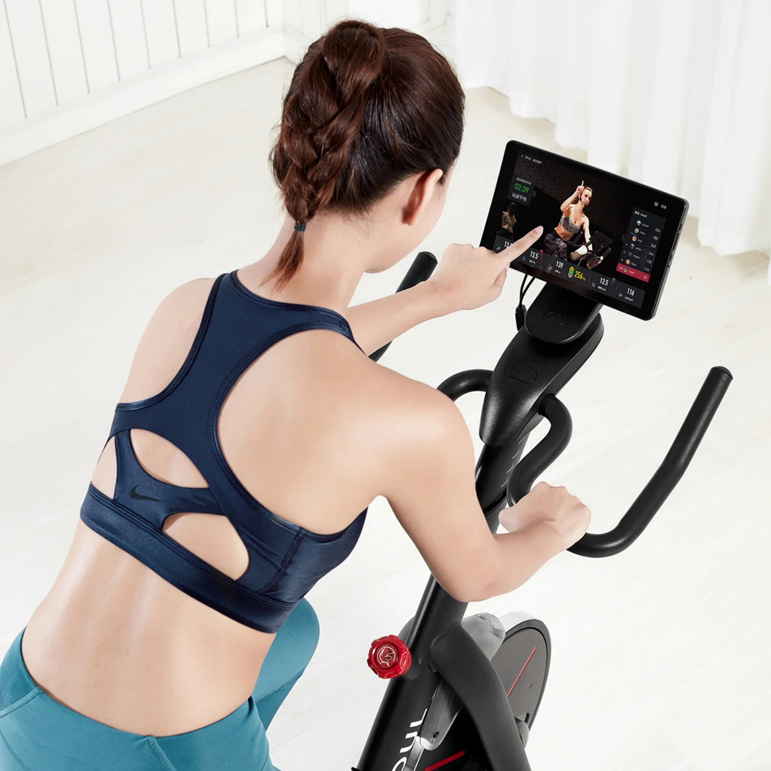 Реальное фото Велотренажер DFC Yesoul S3 PRO BLACK от магазина Спортев