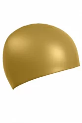 Шапочка для плавания Mad Wave Standard Silicone Cap золото 9973 0 18