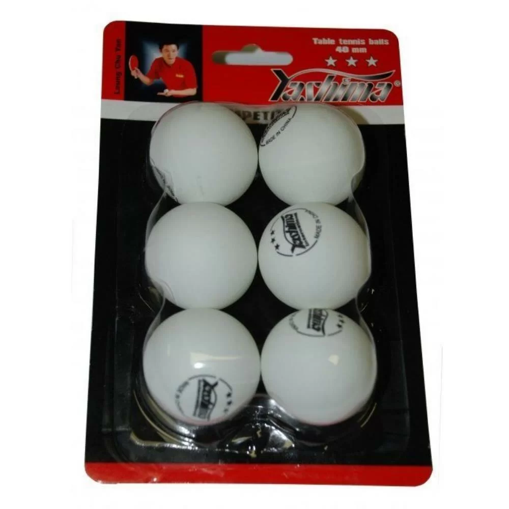 Реальное фото Мяч для настольного тенниса Yashima 3* 40 мм (1 шт) 31003Р от магазина СпортЕВ