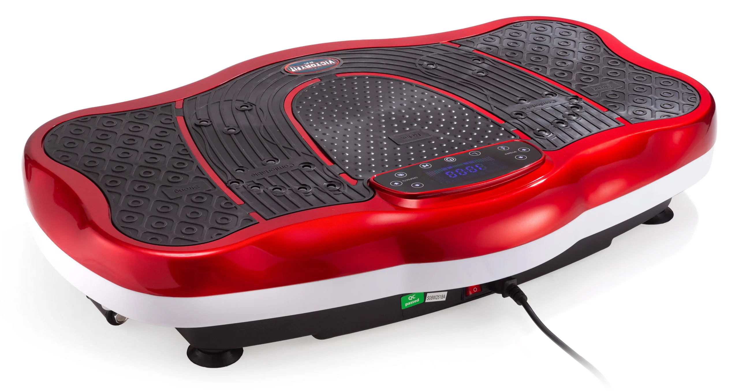 Реальное фото Виброплатформа VictoryFit VF-M620 (красная) от магазина Спортев