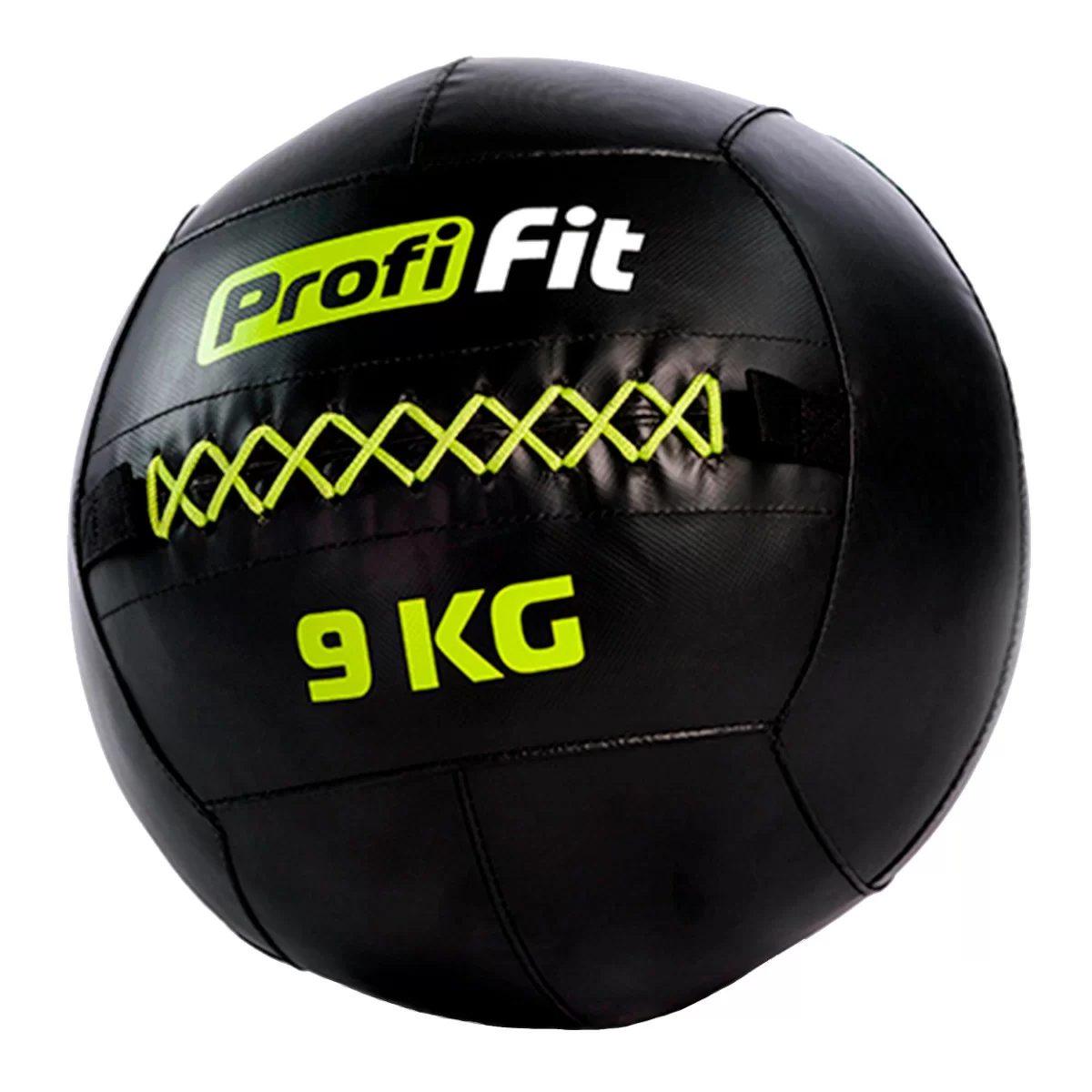 Реальное фото Медицинбол набивной (Wallball) PROFI-FIT 9 кг от магазина Спортев