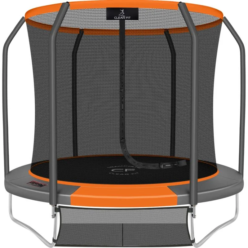 Реальное фото Каркасный батут Clear Fit OrangeHop 8Ft от магазина Спортев
