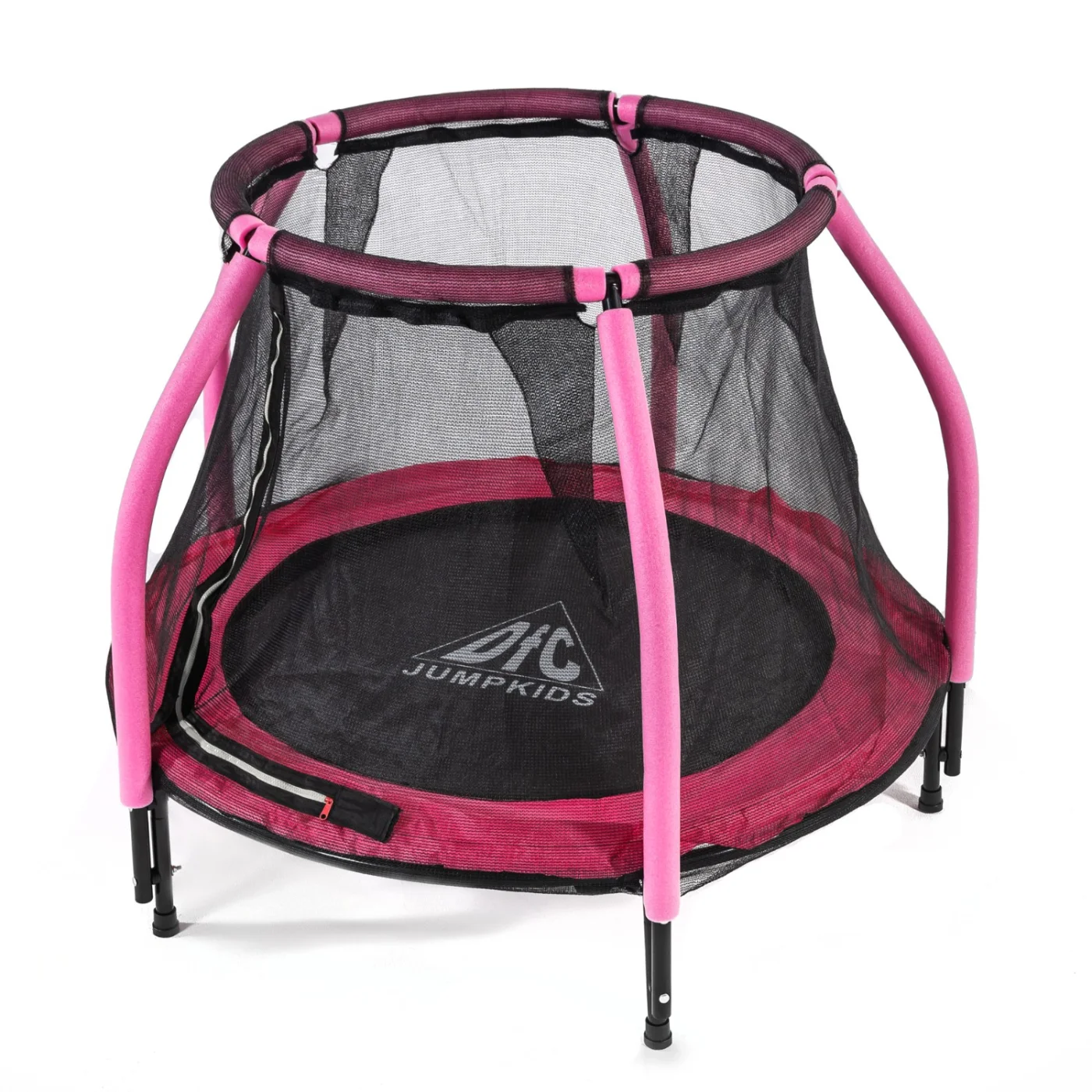 Реальное фото Батут DFC JUMP KIDS 48" розовый, сетка (120см) 48INCH-JD-P от магазина Спортев