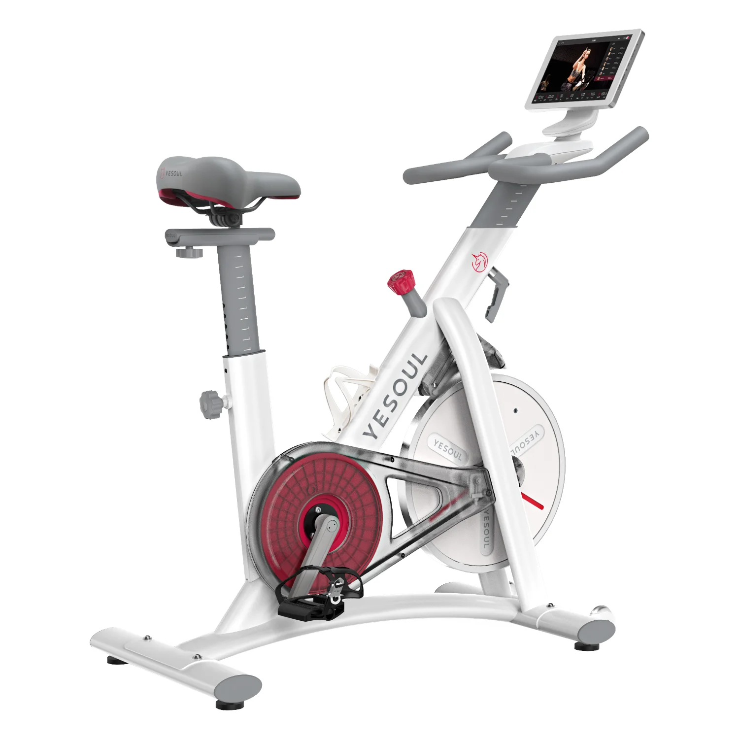 Реальное фото Велотренажер DFC Yesoul S3 PRO WHITE от магазина Спортев