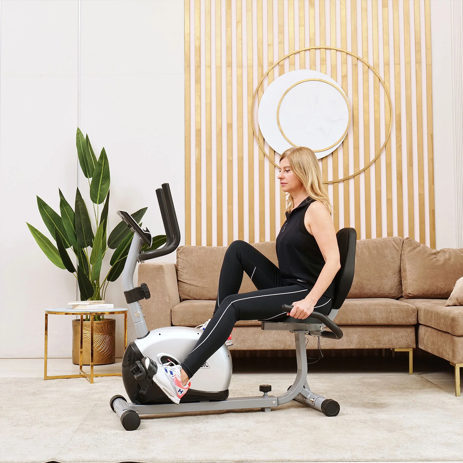 Реальное фото Велотренажер DFC B3.2R горизон. магн. от магазина Спортев