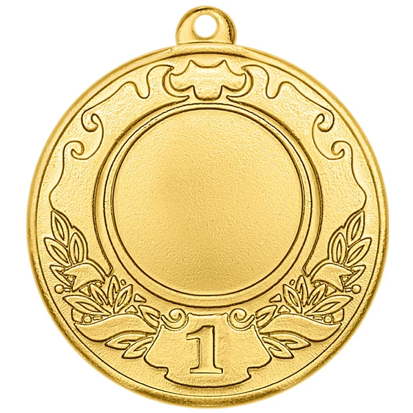 Реальное фото Медаль MZ 27-50/G 1 место (D-50 мм, D-25 мм, s-1,5 мм) от магазина СпортЕВ