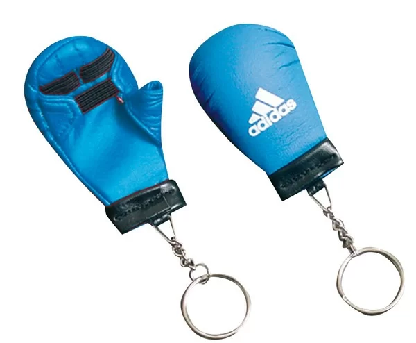 Реальное фото Брелок Adidas Key Chain Mini Karate Glove синий adiACC010 от магазина СпортЕВ