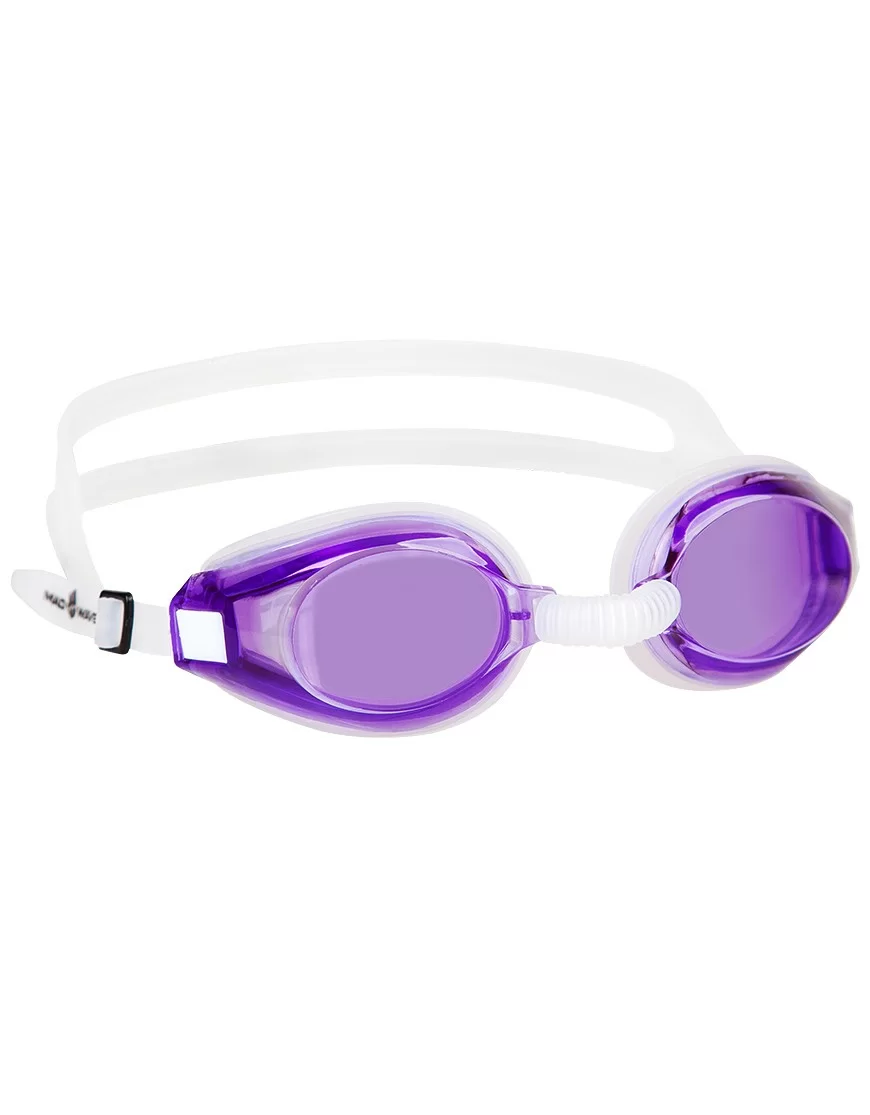 Реальное фото Очки для плавания Mad Wave Nova violet/white M0424 07 0 09W от магазина СпортЕВ