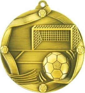 Реальное фото Медаль MD613 d-60 мм футбол от магазина СпортЕВ